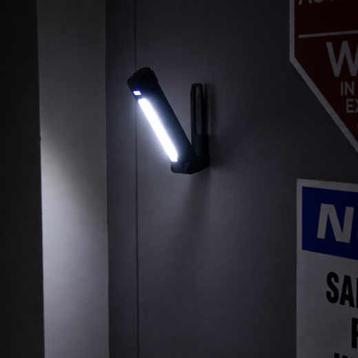 LED Rechargeable Folding Pocket Flashlight