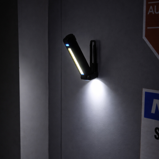 LED Rechargeable Folding Pocket Flashlight