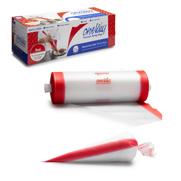 74PK Red Hot Disposable Grout Bags Roll 24in XL