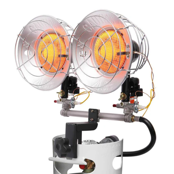 Double Burner PropaneTank Heater 30,000BTU
