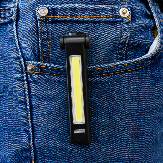 LED Rechargeable Folding Pocket Flashlight