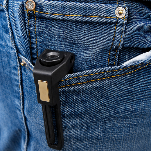 LED Rechargeable Folding Pocket Flashlight