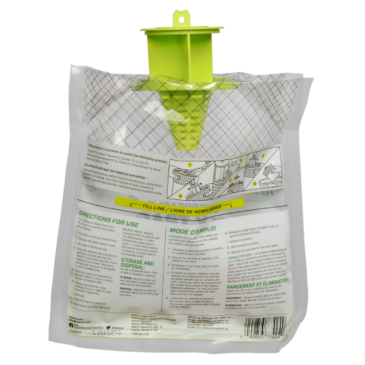 Disposable Outdoor Fly Trap with Attractant