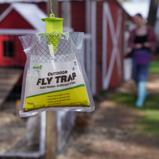 Disposable Outdoor Fly Trap with Attractant