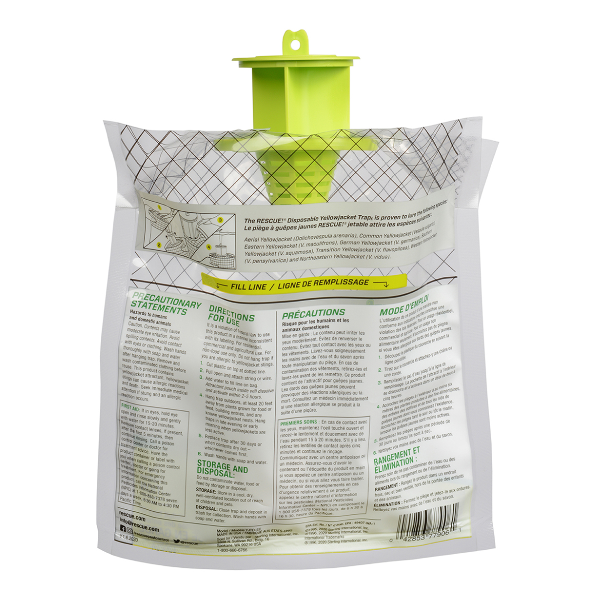 Yellowjacket Trap Disposable For Eastern Canada