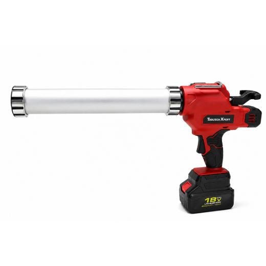 Cordless Sausage Caulking Gun 600mL Aluminum Barrel 18V