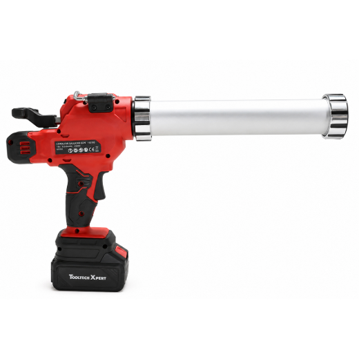 Cordless Sausage Caulking Gun 600mL Aluminum Barrel 18V