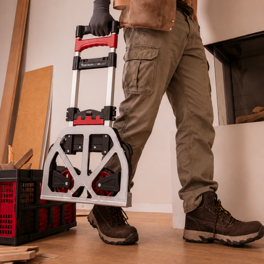 Folding Hand Truck 60kg With Basket Holder