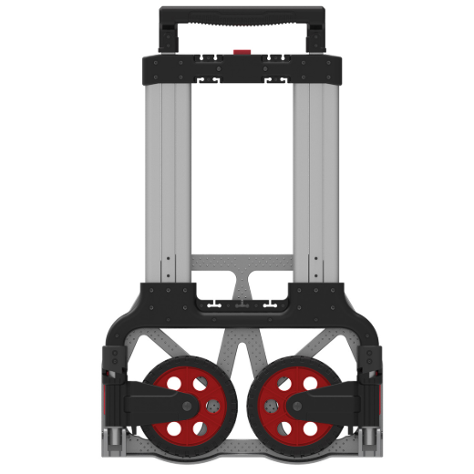 Aluminum Folding Hand Truck Double Tube Frame 125kg