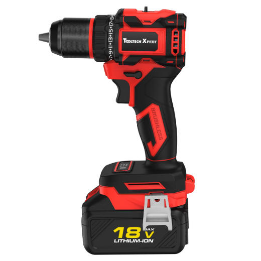 High-Torque Cordless Brushless Drill 18V