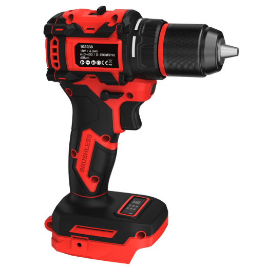 High-Torque Cordless Brushless Drill 18V