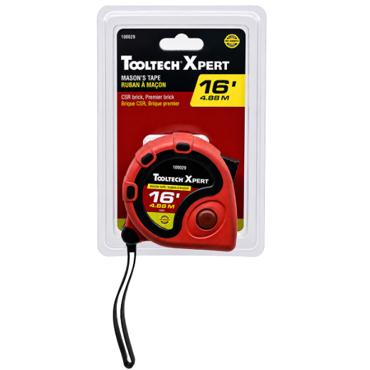 Tape Measure 16ft x 1in Imperial Mason's