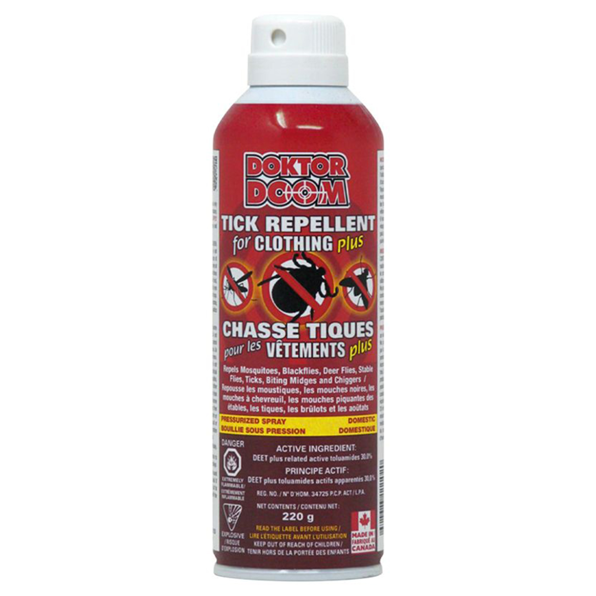 Tick Repellent for Clothing 220g
