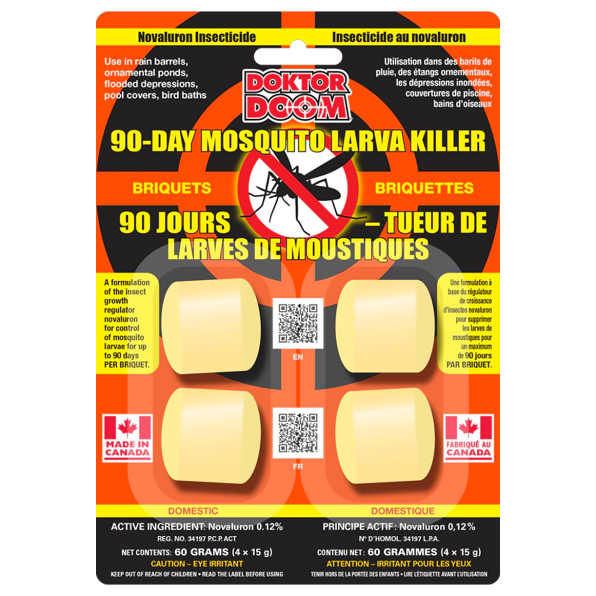 4PK 90-Day Mosquito Larva Killer