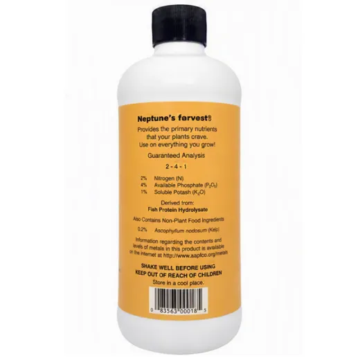 Hydrolyzed Fish Fertilizer 2-4-1 18oz