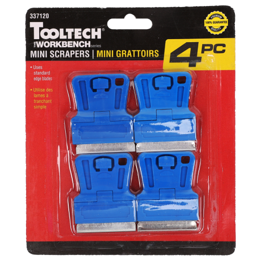 4PC Mini Scrapers Plastic Set