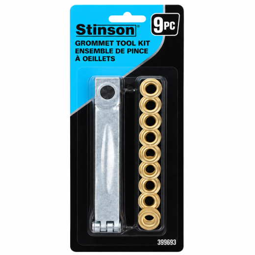 Grommet Tool Kit with Grommets 3/8in