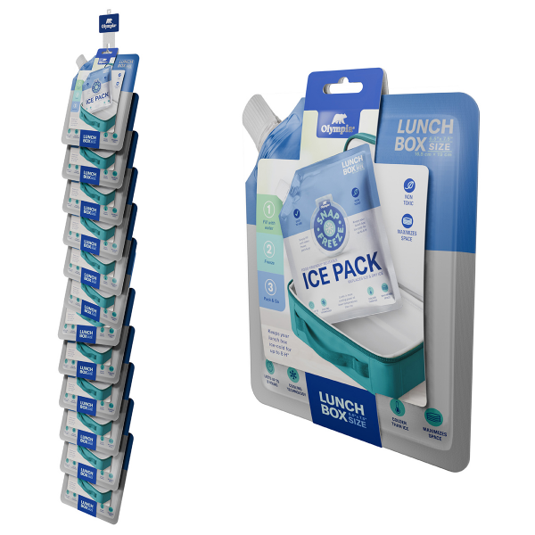 12PK Clip Strip Small Lunch Box Ice Packs