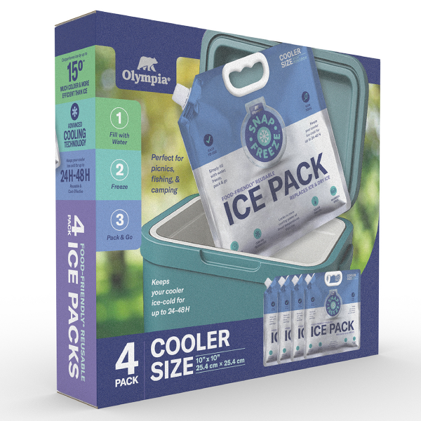 12PK PDQ All-Purpose Medium Ice Packs 4PK