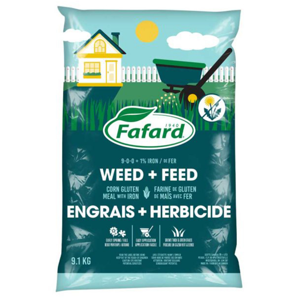 Fafard Weed + Feed Corn Gluten 9-0-0 + 1% Iron 9.1kg