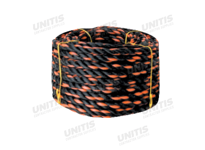 Truckers Rope 1/2" x 50' Black/Orange