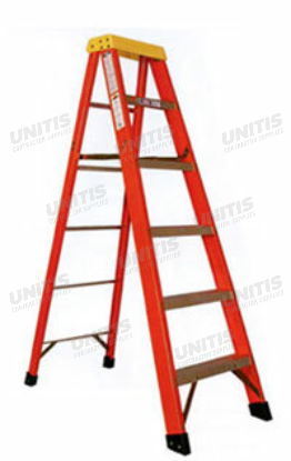 Step Ladder 6' Fiberglass Type 1A 300 lb