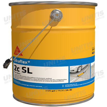 Sika 2C SL Joint Sealant - Self Leveling - Limestone - 1.5 Gallon Kit