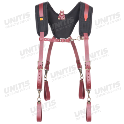 CLC Elite Series Padded Leather Suspenders for Tool Belts