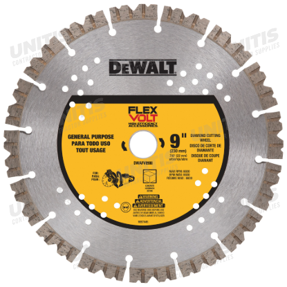 Dewalt Diamond Blade 9" for Concrete/Masonry for FLEXVOLT Saw