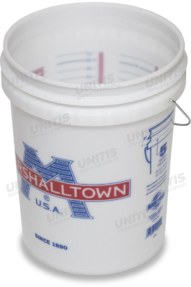 Marshalltown 5 Gallon Plastic Mixing Bucket