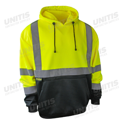 Radians Class 3 Sweatshirt with Hood - Green - L