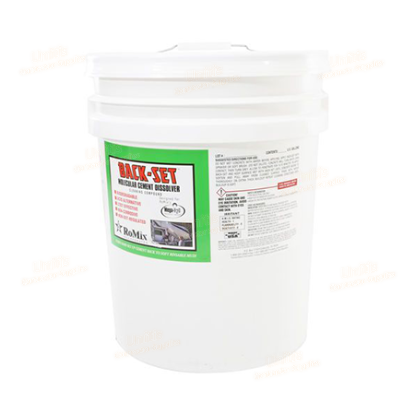 Romix BACK-SET Cement Dissolver - 5 Gallon