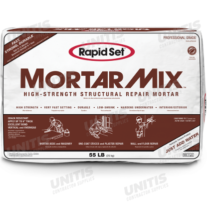 CTS Rapid Set Mortar Mix - Brown Bag - 55lb/bag - 50/pllt