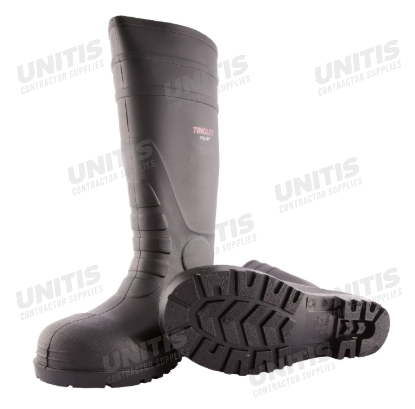 Rubber Work Boots / Rain Boots - Size 8