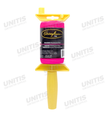 Stringliner Pro Mason Line Reel - Flo Pink - 250'