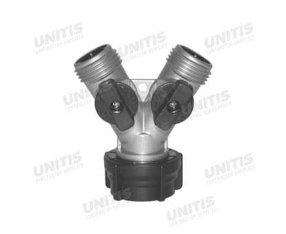 Garden Hose Y Adapter 3/4"