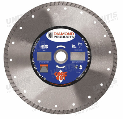Star Blue Diamond Blade - Turbo - 4-1/2" x .080 x 7/8"