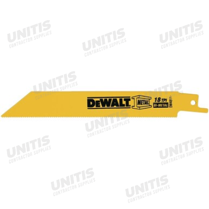 Dewalt Sawzall Blade - 6" x 18TPI - 25/Pack