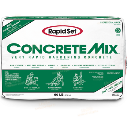 CTS Rapid Set Concrete Mix - Green Bag - 60lb/bag