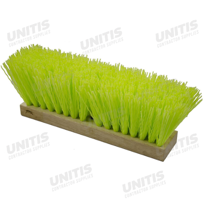 Street Broom 16" Hi-Vis Green - head only - uses C-60 Handle