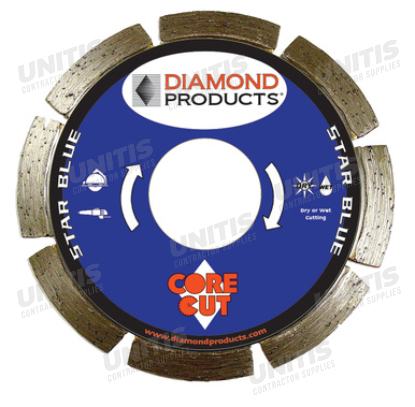 Star Blue Diamond Blade Segmented - 4-1/2" x .070 x 7/8"