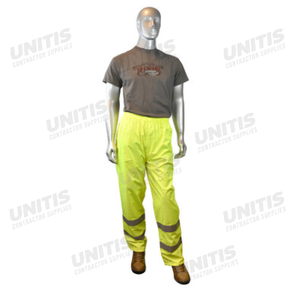 Radians Green Class 3 Reflective Rain Pants - L