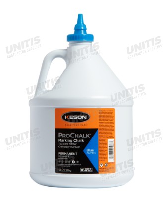 Keson 5lb Blue #4 Permanent Marking Chalk