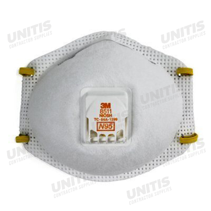 3M N95 Respirator with Exhalation Valve - 10 per box