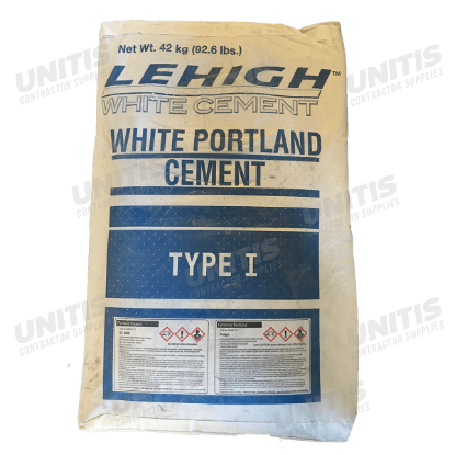 Portland Cement White - 94 lb bag - 40/pllt