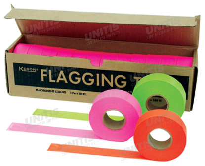 Flag Tape - Flo Orange - 150' Roll