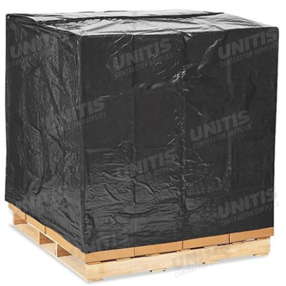 Pallet Cover - 51" x 49" x 73" - 2 Mil Black - 50/roll