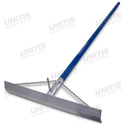 Marshalltown 19 1/2" x 4" Aluminum Concrete Placer with Hook and Welded Handle