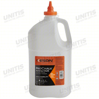 Keson 5 lb Flo Orange #2 Hi-Vis Marking Chalk