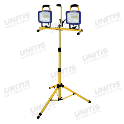 Tripod Work Light LED - Double Head, 6600 Lumen